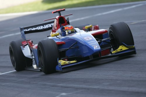 Timo Glock kwam als eerste over de streep tijdens de sprintrace